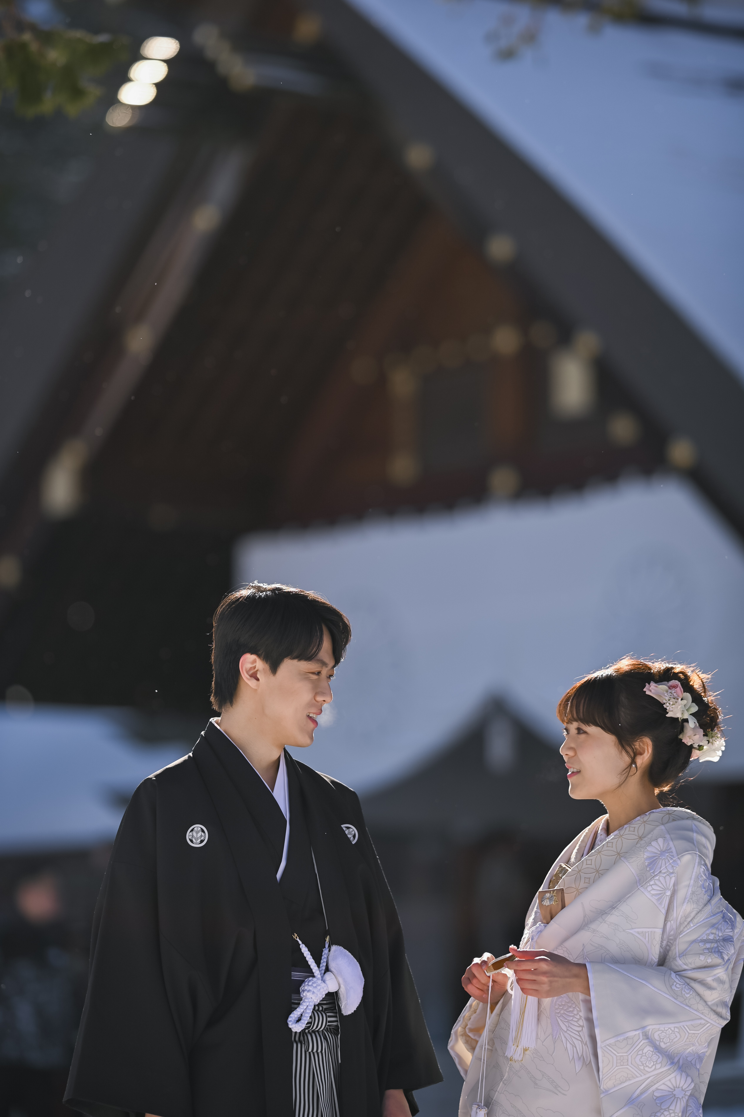 【2024.1月ウェディングレポート】冬の北海道神宮で和婚♡